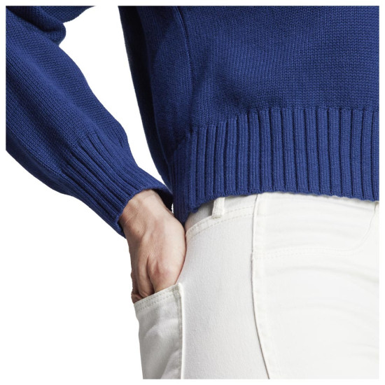 Adidas Γυναικεία πλεκτή μπλούζα Knit Half-Zip